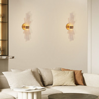 Applique murale LED en fer pour intérieur avec télécommande, pour chambre, salon, escalier, chevet, couloir - Design moderne et épuré, lumière d'ambiance de luxe