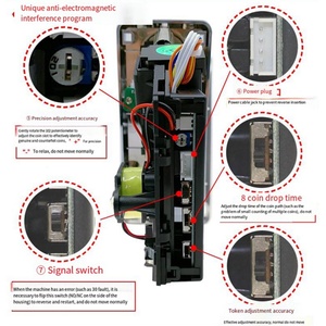เครื่องรับเหรียญหยอดเหรียญสำหรับตู้ขายสินค้าอัตโนมัติราคาขายส่งจากกวางโจว เครื่องคัดเหรียญสำหรับตู้เกมส์อาร์เคด เครื่องรับเหรียญหยอดเหรียญสำหรับตู้ขายสินค้าอัตโนมัติ - Product Image 5