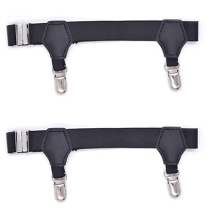 Dernières jarretelles noires antidérapantes ceinture jambes bretelles chaussette bretelles réglables pour hommes - Product Image 3