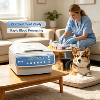Système de centrifugation PRP vétérinaire de qualité hospitalière à double rotation pour chiens, chats et soins des plaies.