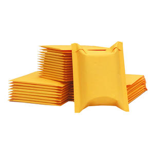 Enveloppes d'expédition rembourrées en papier kraft brun auto-adhésives, fermeture à bande adhésive, biodégradables, recyclables, protectrices - Product Image 1