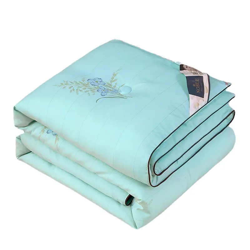 Pure cotton silk quilts spring autumn quilts double bed gift quilt core manufacturers comforter