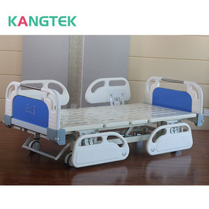 เตียงผู้ป่วยแบบใช้มือหมุนสามฟังก์ชั่น ขายดี เตียงโรงพยาบาลแบบหมุนด้วยมือสามจุด - Product Image 5