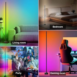 Lámpara de pie RGB mágica de colores para competición, sala de estar, dormitorio, esquina, ambiente musical, empalmable - Product Image 5