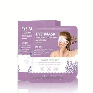 Masque oculaire relaxant à la lavande, masque oculaire chauffant à la vapeur, masque oculaire apaisant et relaxant, patch oculaire à la lavande avec logo personnalisé OEM - Product Image 3