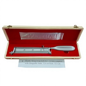 Dermátomo Humby para injerto de piel, instrumentos quirúrgicos manuales de acero inoxidable, Clase I, certificado CE ISO13485, para uso en quirófano. - Product Image 3