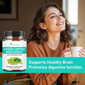 Wholesale Price Green Coffee Bean Extract Capsules with 50% Chlorogenic Acids Helps Reduce Belly Fat Natural Antioxidant - Product Image 3