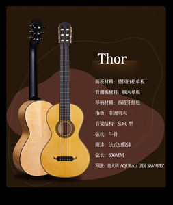 Ready to Ship Master Level Handcrafted Advanced Stage Performance All Solid European Cedar Classical Guitar - Product Image 2