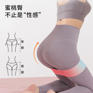 Bande de résistance dégradée Centrale Europe 32-42cm, 8cm de large, pour yoga, fitness, entraînement de la force des fessiers et des jambes - Product Image 3