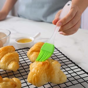 Brocha de silicona para barbacoa con mango, herramienta de cocina para repostería, galletas y barbacoa, accesorios de cocina - Product Image 6