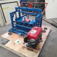 Machine automatique hydraulique de fabrication de briques diesel Petite machine creuse de pose de blocs en ciment