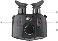 Dispositivo Portátil de Alta Definición ZYKD Tom-HDB con Tres Lentes Ópticas, Imagen Térmica Infrarroja y Imagen Visible