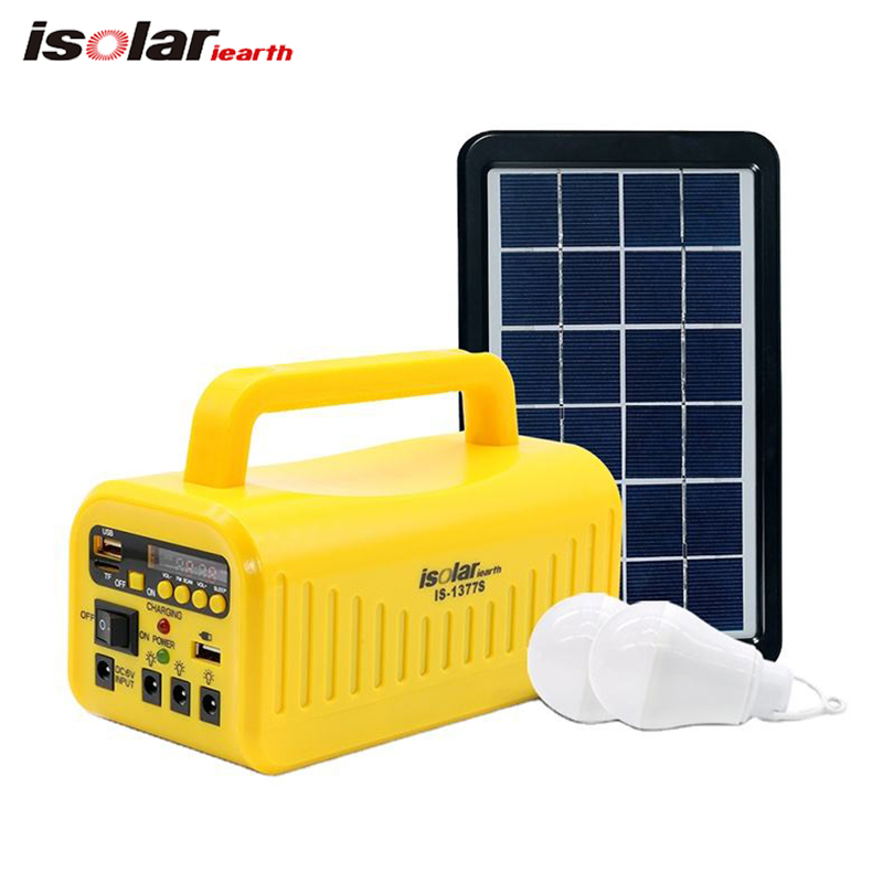 Mini Solar Panel Light Station Radio Lighting Generator Home Portable Solar Power Energy System · image 4