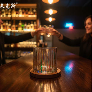 Offre Spéciale – Nouvelle Tasse à Boissons en <span class=keywords><strong>Verre</strong></span> Gravé Transparent, Design Coloré, <span class=keywords><strong>Verre</strong></span> à Whisky et Bière Gaufré - Product Image 6