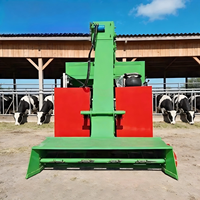 Camion benne hydraulique à benne basculante épaissie pour fumier, double usage sec/humide, équipement pour déchets d'élevage