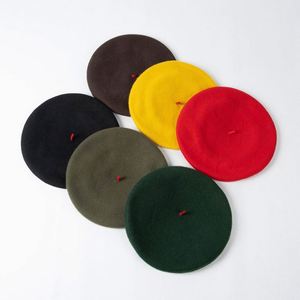 Autumn Winter Fashion Casual Trendy Silk Screen Printed Promotional <b>Beret</b> Hat Large Size for Women Solid Color Outdoor Travel - Product Image 4