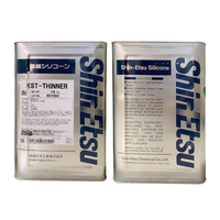 Diluant époxy silicone Shin-Etsu KST-THINNER 14kg, diluant transparent pour solvant, revêtement adhésif en caoutchouc silicone RTV, travail du bois