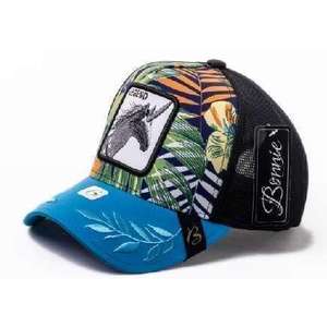 Cappello Trucker Bonnie a 6 Pannelli, Regolabile, in Rete, con Ricamo, Casual, Unisex, per Adulti, Primavera-Estate - Product Image 1