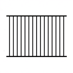 Clôture et portail de piscine en aluminium à sommet plat, design populaire, sans rouille, conforme aux normes de sécurité australiennes / néo-zélandaises - Product Image 1