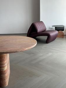 <span class=keywords><strong>Tavolo</strong></span> da pranzo persiano Rosso Travertino levigato mobili in pietra ovale in Travertino Rosso <span class=keywords><strong>tavolo</strong></span> da pranzo <span class=keywords><strong>grande</strong></span> <span class=keywords><strong>tavolo</strong></span> da pranzo <span class=keywords><strong>Design</strong></span> - Product Image 4