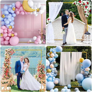 Support d'arche de <span class=keywords><strong>mariage</strong></span> en métal carré, montage sans outil, pour décoration d'événements, support de fleurs, vente en gros - Product Image 4
