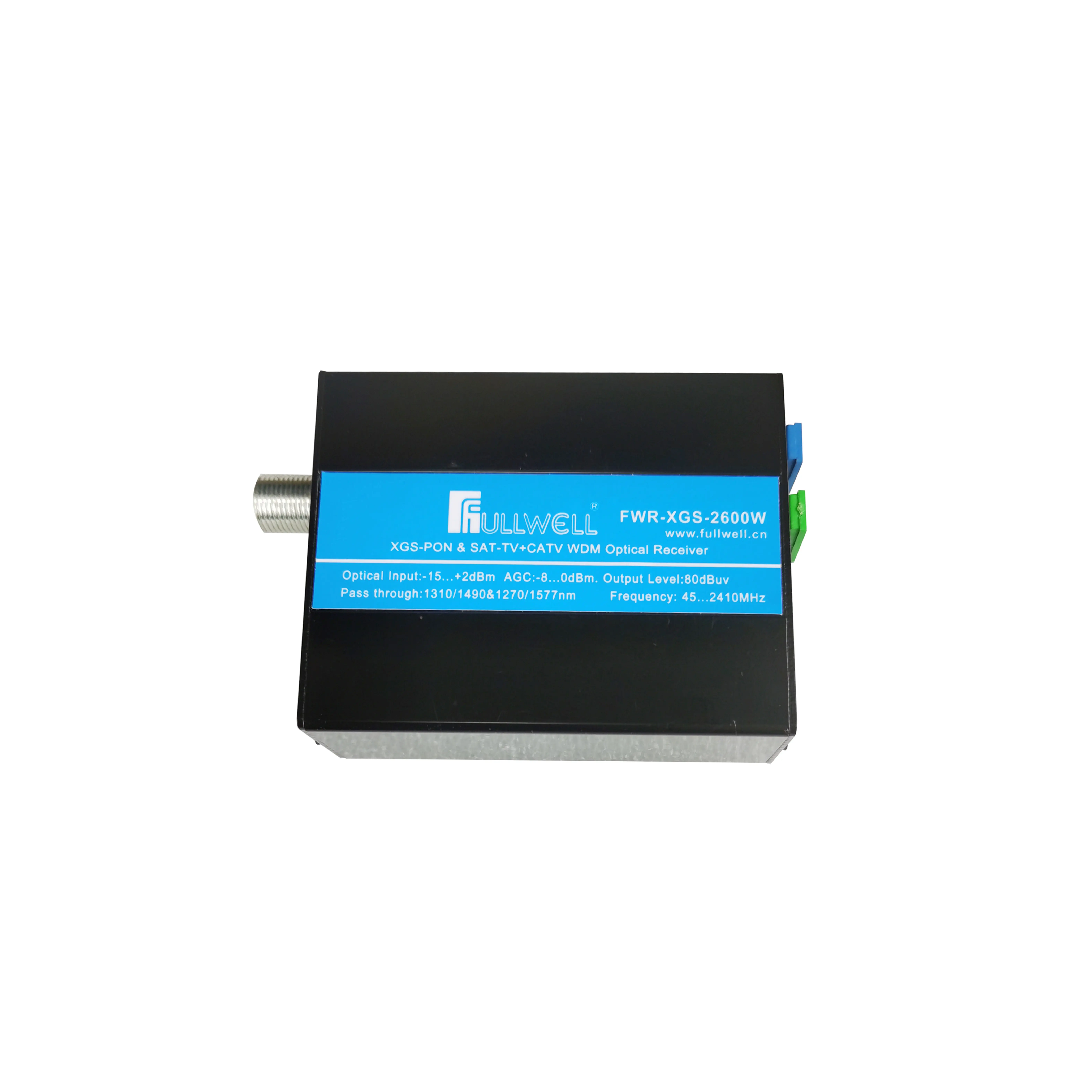 XGS-PON FTTH&SAT-IF satellite analog digital signal fiber node FWR-XGS-2600W mini optical receiver