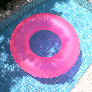 Bouée de natation gonflable verte fluorescente épaisse taille adulte pour utilisation en piscine - Product Image 5