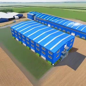 Almacén Estructura barata Estructuras de acero Edificios Mejor venta Cabañas Madera Tronco Módulo prefabricado Casa - Product Image 5