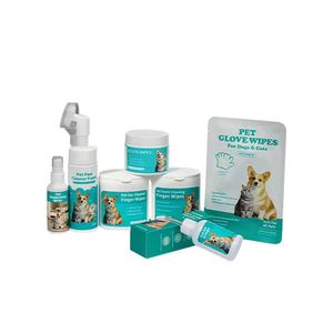 Juego de Champús y Baño Ecológicos <span class=keywords><strong>para</strong></span> <span class=keywords><strong>Perros</strong></span> con Toallitas de Algodón <span class=keywords><strong>para</strong></span> Limpiar Ojos, Dientes y Oídos y Guantes - Product Image 1