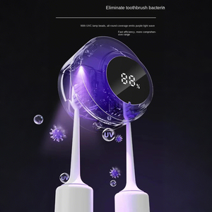 Draagbare Steriliserende Tandenborstel Houder Uvc Tandenborstel Sterilisator Dubbele Sleuf Reis Uv Tandenborstel Ontsmetting - Product Image 3