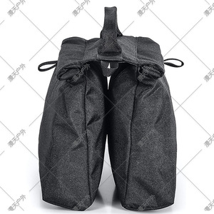 Sacs de sable d'équilibrage en tissu Oxford noir, accessoires de tente de camping, sac de support coupe-vent - Product Image 3