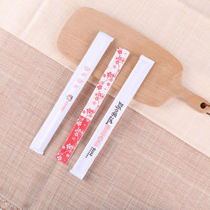 Fully Packed Customized High-end Design Paper Bags Japanese <strong>Disposable</strong> Bamboo <strong>Chopsticks</strong> Set Price Chop Sticks With Logo - Product Image 2