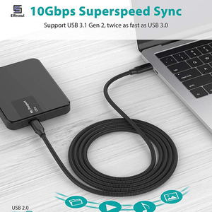 Cable DE DATOS trenzado de nailon de carga rápida Pd de <span class=keywords><strong>precio</strong></span> bajo de alta calidad USB 3,1 a tipo C multifunción para teléfono móvil - Product Image 4