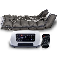 Appareil de récupération des jambes à compression pneumatique de qualité médicale, pantalon de pressothérapie à 6 chambres pour les membres inférieurs, drainage lymphatique