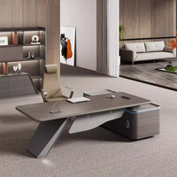 Mobilier de bureau usine Bureau de direction de luxe de haute qualité Bureaux de patron Table de travail du directeur général