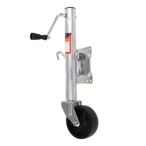 Cric de <span class=keywords><strong>bateau</strong></span> de <span class=keywords><strong>remorque</strong></span> de <span class=keywords><strong>1000</strong></span> livres avec le voyage de roue de jockey de roue en caoutchouc de 6 pouces 10 pouces - Product Image 1