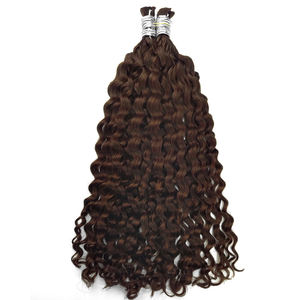 half Trust 100% Unprocessed Remy Indian Human <b>Hair</b> Bulk From Single Donor Baby <b>Hair</b> Natural Black Straight <b>Hair</b> <b>Braiding</b> Bundle - Product Image 4