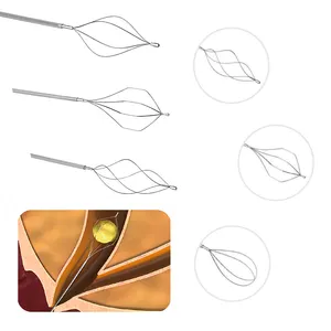 Panier d'extraction de pierre d'endoscope jetable gastro-intestinal endoscopique médical