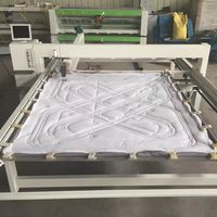 Machine à coudre matelassée Qinyuan à bras long, à une aiguille, informatisée, à tête unique, pour matelas et couettes