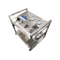 Pompe à piston pneumatique haute pression, amplificateur d'azote, pression de sortie maximale de 1600 bars pour l'industrie automobile
