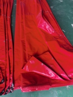 Bâche en PE robuste 240 g/m², 100 % imperméable, laminée, épaisseur 10 mil, bleu foncé, orange, bâches en polyéthylène