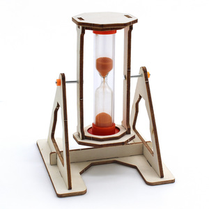 Sablier inversé n°1 : Expérience scientifique de physique pour élèves du primaire et du secondaire, jouet éducatif à assembler soi-même - Product Image 1