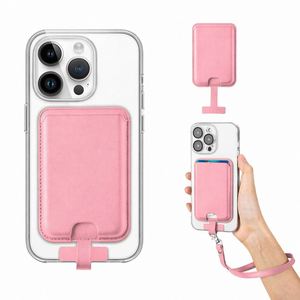 Tarjetero Magnético de Cuero PU de Lujo con Cordón Desmontable para iPhone 17, 16, 15, 14, 13 Series, Logotipo Personalizado, Nuevo Set Pro - Product Image 1