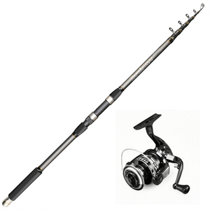 <span class=keywords><strong>Canne</strong></span> à pêche télescopique en fibre de carbone avec poignée EVA pour la pêche en eau douce et salée, 2,1m-5,4m, combo <span class=keywords><strong>canne</strong></span> de surf pour la pêche au bar et au brochet - Product Image 6