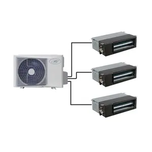 Duct Indoor Unit Air Conditioner WiFi Option Multi Split Heater Multi Zone Split Air Conditioner