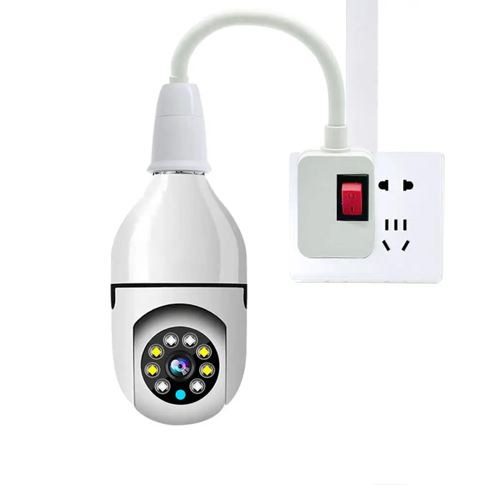 Fabriek Koop Hd 1080P Goedkope Mini Verborgen Camera Video-opname Apparaten Home Security Monitoring E27 Lamp Camera Wifi