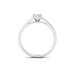 Bague de Fiançailles Solitaire Luxe Cœur Taillé en Or Massif avec Diamant CVD de Laboratoire Couleur Fantaisie pour Femme – Promesse de Mariage - Product Image 1