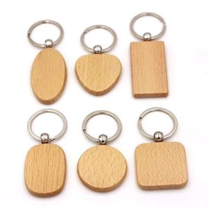 Bán Buôn Gỗ Keychain Trống Keyring Logo Khắc Bằng Gỗ Biểu Tượng Tùy Chỉnh Khoảng Trống Bằng Gỗ Móc Chìa Khóa Keychain - Product Image 5