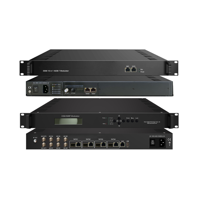 6 Channel IP to ISDB-T RF Modulator CSP3306I for Digital TV System