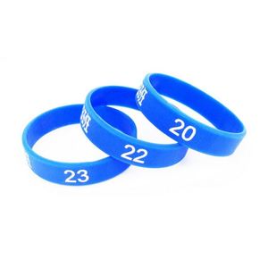 Bracelet en silicone avec logo personnalisé, couleurs sérigraphiées pour événements et promotions - Product Image 4
